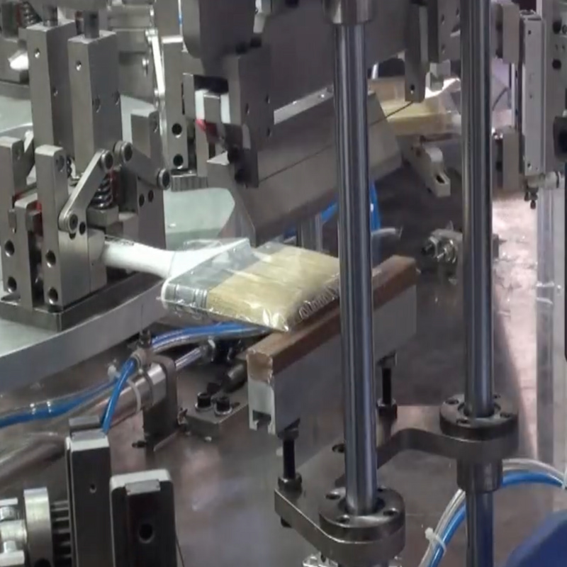 Машина для упаковки кистей Hengyu – запечатывание